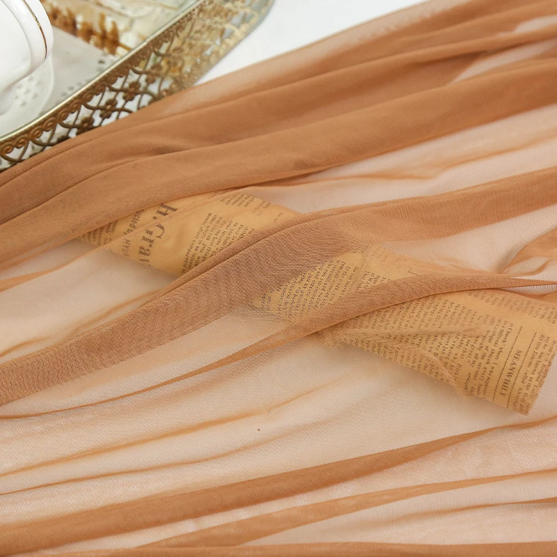 Crystal Mesh Fabric - Tecido de malha de alta elasticidade,
