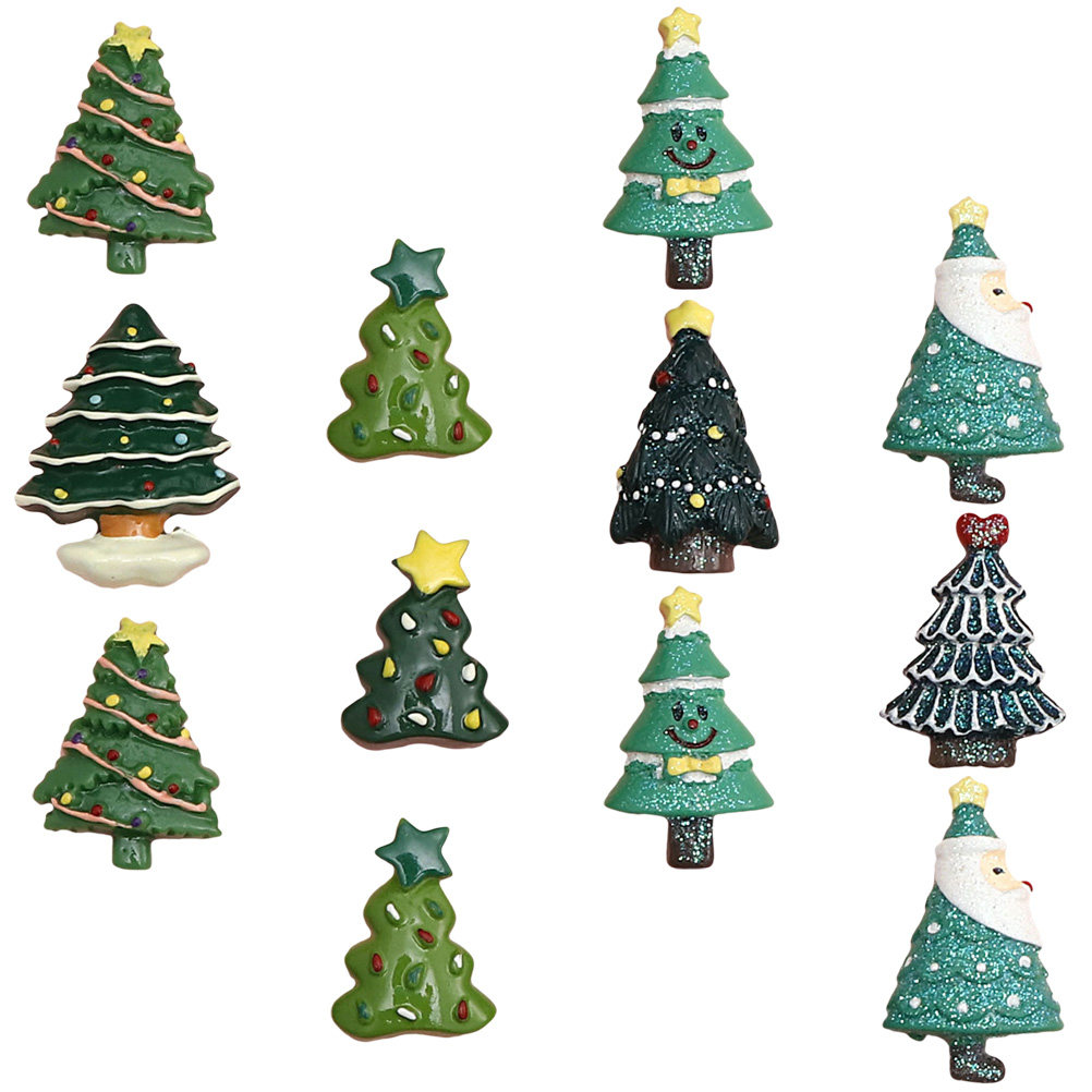 Christmas Craft Embellishment - Conjunto de 20 Peças de Decoração