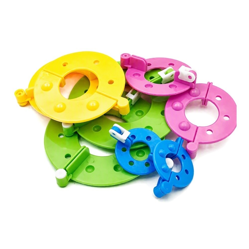 Pom Pom Maker Tool - Kits para Fazer Pompons em 4