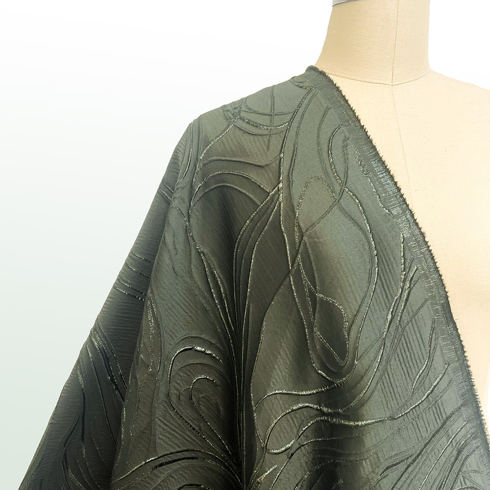 Crystal Mesh Fabric - Tecido de renda jacquard de alta