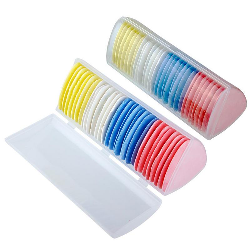 Craft Embellishment Storage - 10/20/30 pçs colorido tecido alfaiates giz