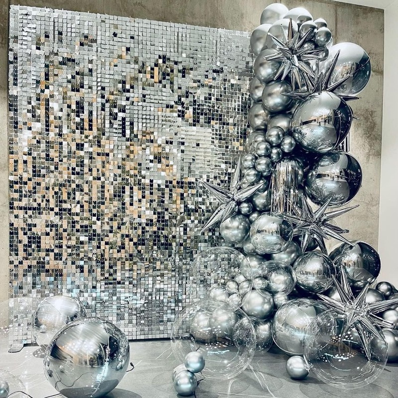 12/16/18/24 Peças Painéis de P - Sequin Fabric Panel avaliação e preço