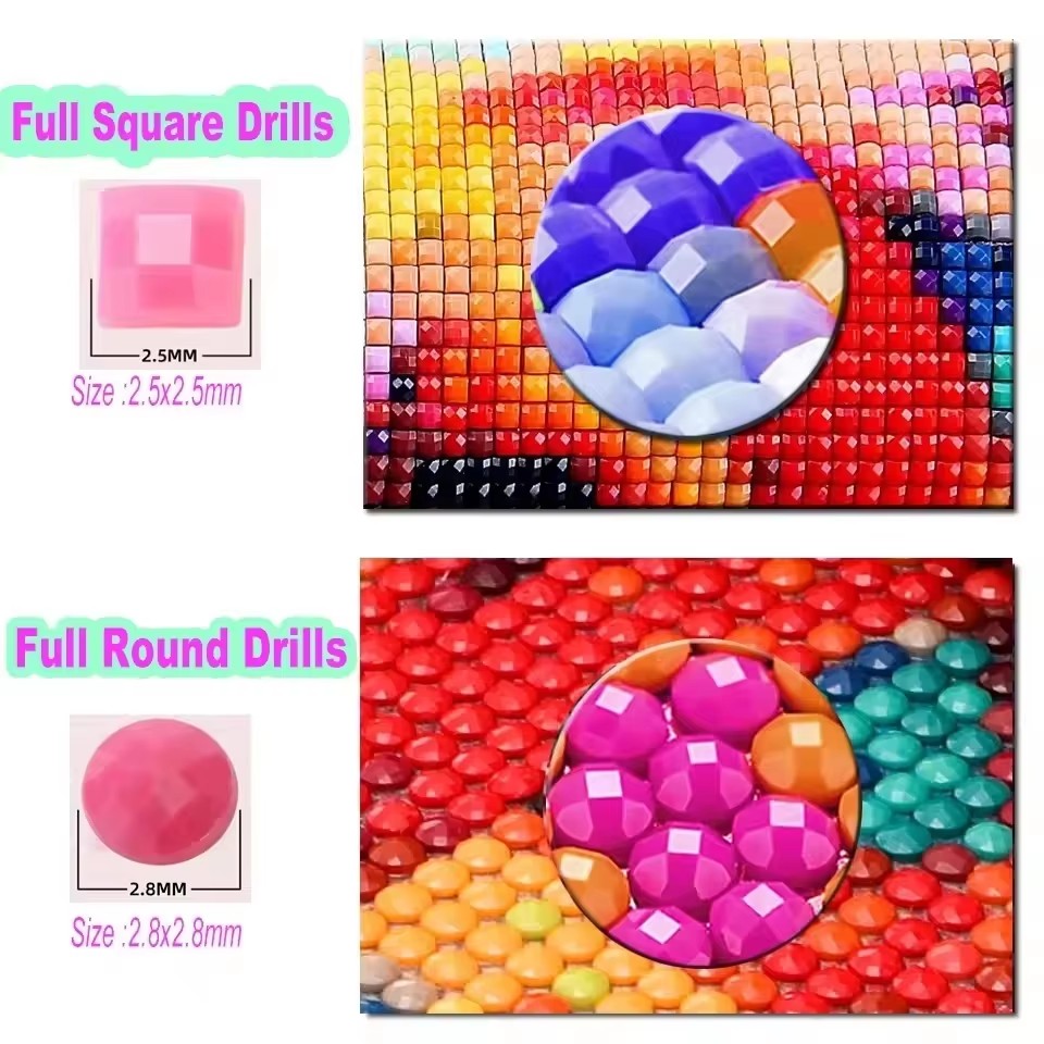 Novo 5d diamante arte pintura  - Craft Embellishment Storage avaliação e preço