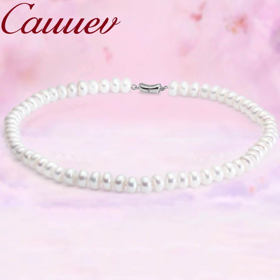 Cauuev-Colar de Pérolas Natura - Pearl Trim Chain avaliação e preço