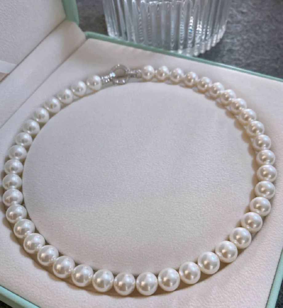 Lindo AAAA++9-10mm 10-11mm Nat - Pearl Trim Chain avaliação e preço