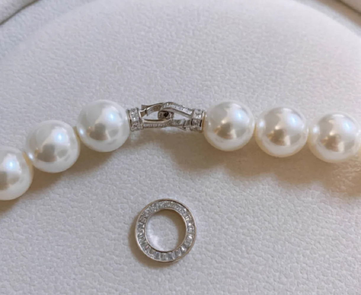Lindo AAAA++9-10mm 10-11mm Nat - Pearl Trim Chain avaliação e preço