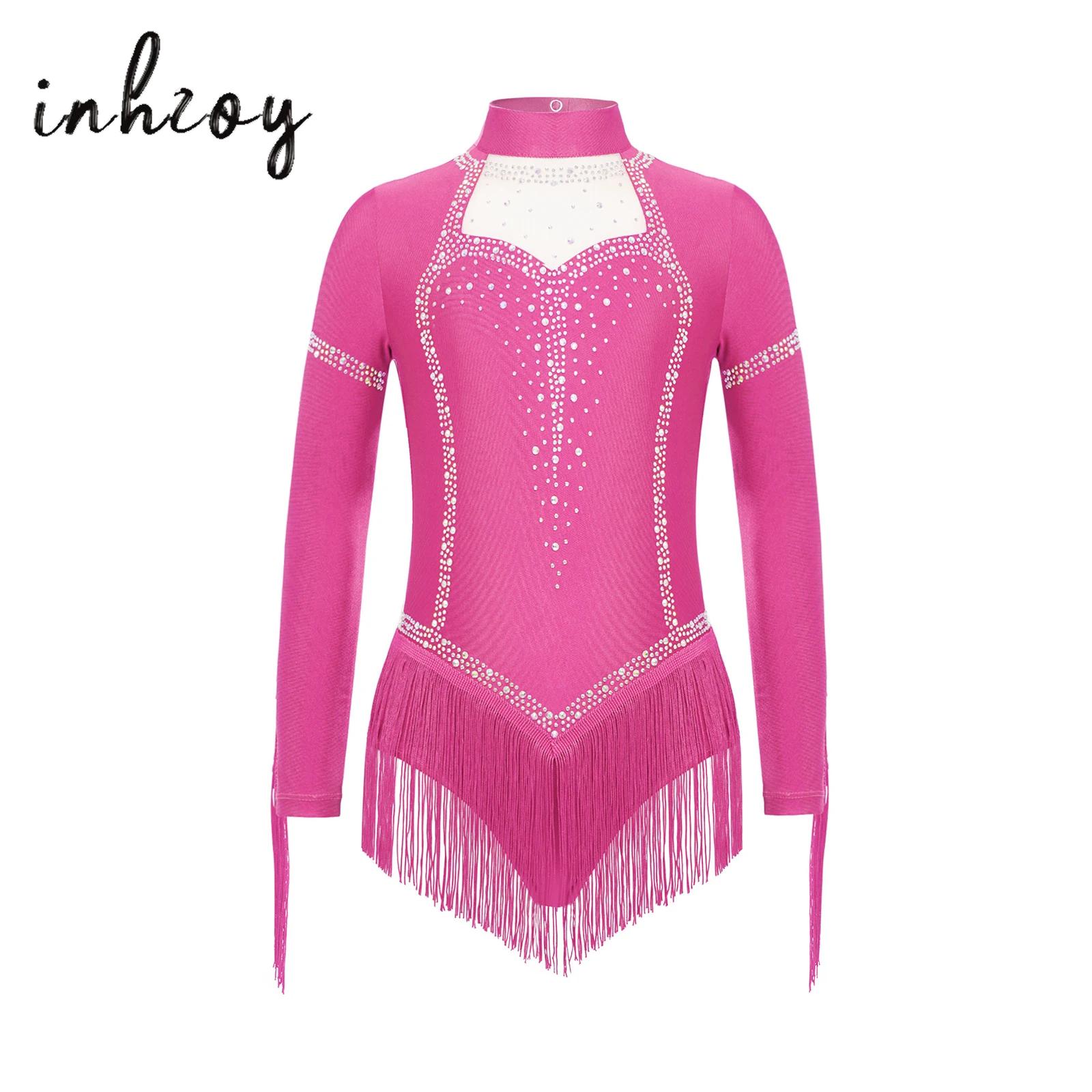 Crianças meninas franja dança  - Rhinestone Banding Trim avaliação e preço
