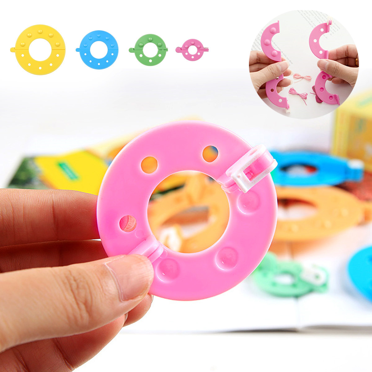 Conjunto de 8 Peças para Fazer - Pom Pom Maker Tool avaliação e preço