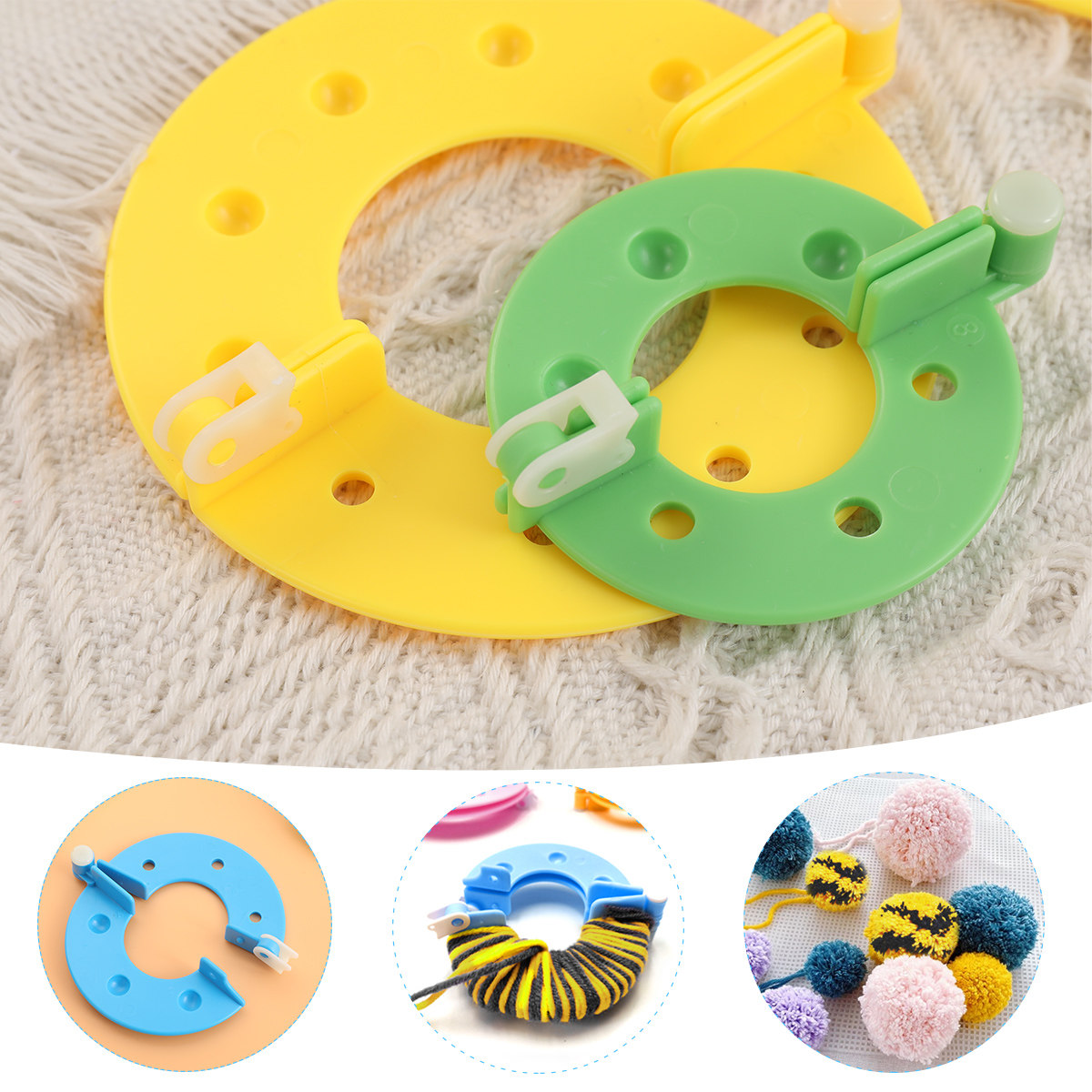Conjunto de 8 Peças para Fazer - Pom Pom Maker Tool avaliação e preço